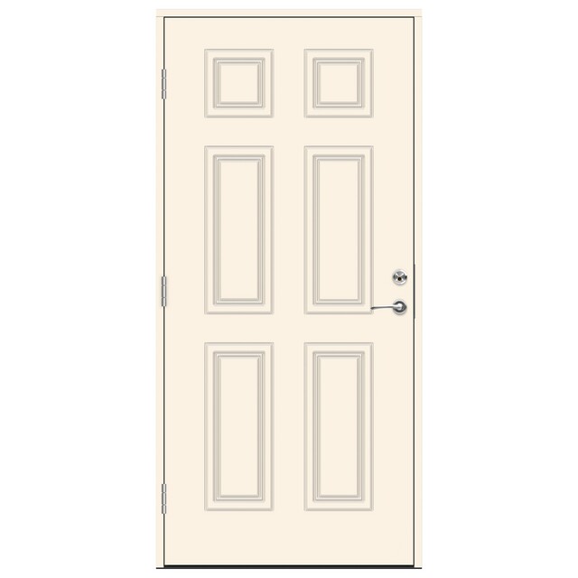 YTTERDÖRRSSET RAVEL VIT NCS S 0502-Y 105MM KARM 9X21V | Beijerbygg Byggmaterial